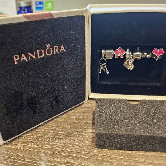 BRAND NEW SMALL PANDORA CHARM BOX HOLDER WILL HOLD AT LEAST 8 CHARMS - Picture 6 of 10